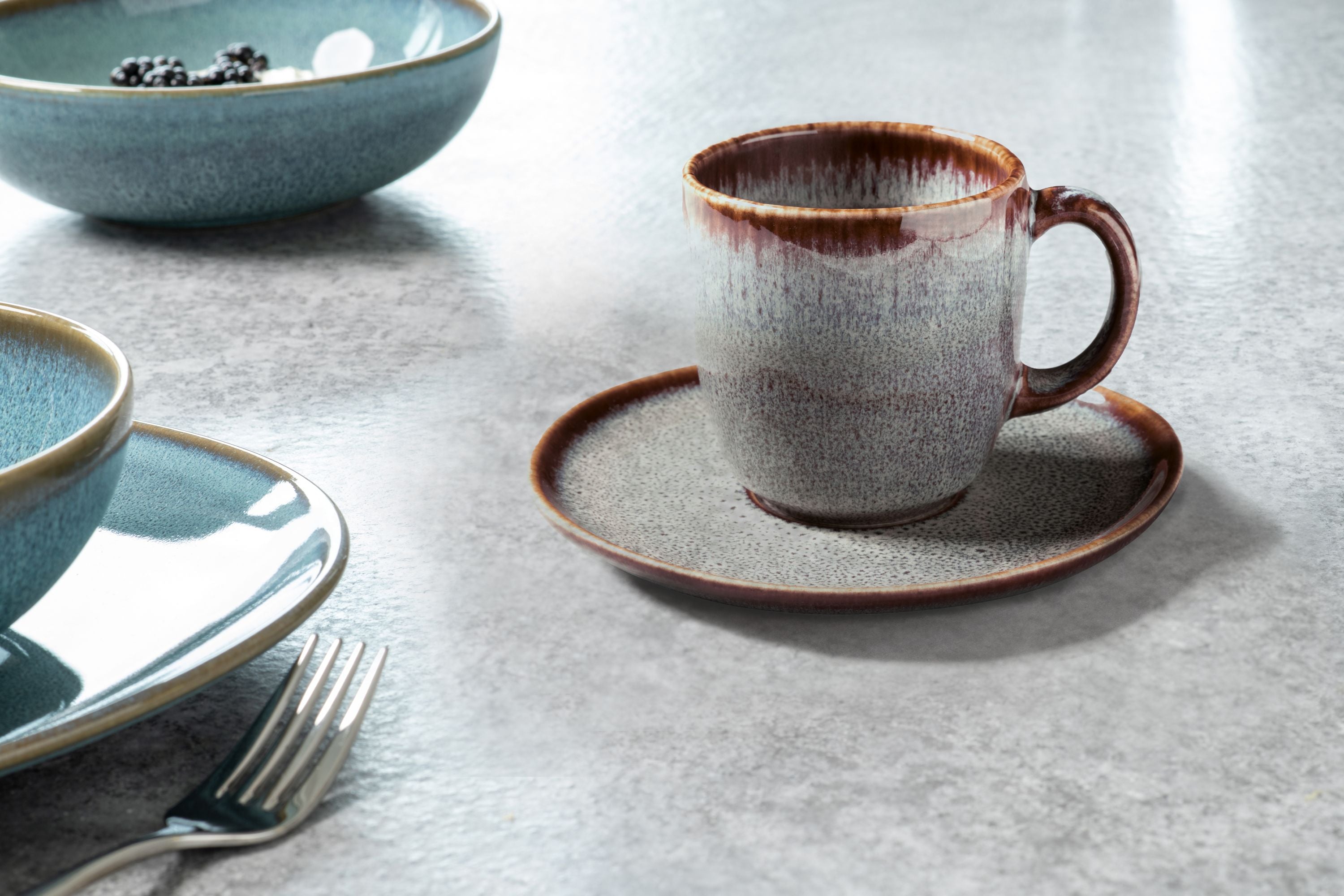 like. by Villeroy & Boch Lave beige Becher mit Henkel Set 0,4 l 6tlg - Produktbild 3