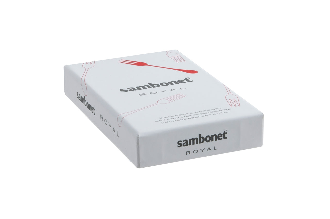 Sambonet Royal Antique Edelst./PVD Champ Kuchengabeln Set6 - Produktbild 2