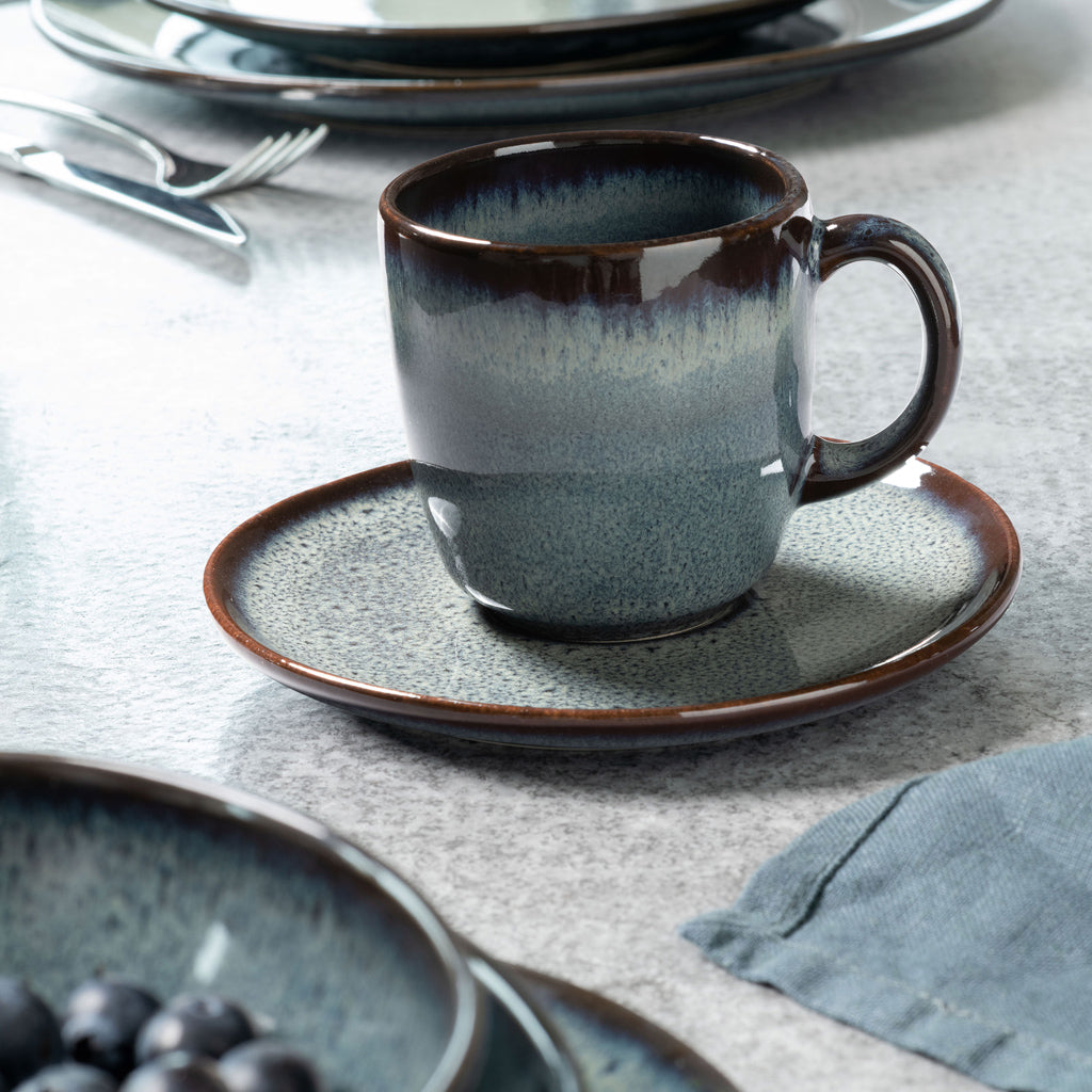 like. by Villeroy & Boch Lave gris Kaffeetasse mit Untertasse 2tlg - Produktbild 5