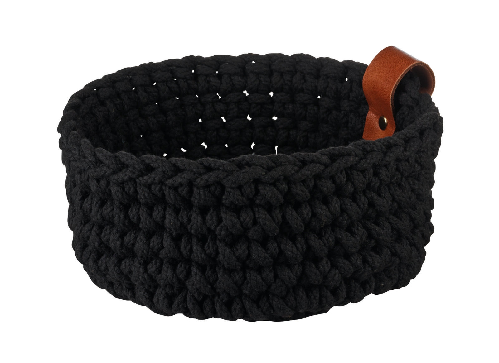 ASA Häkelkorb S schwarz 17 cm
