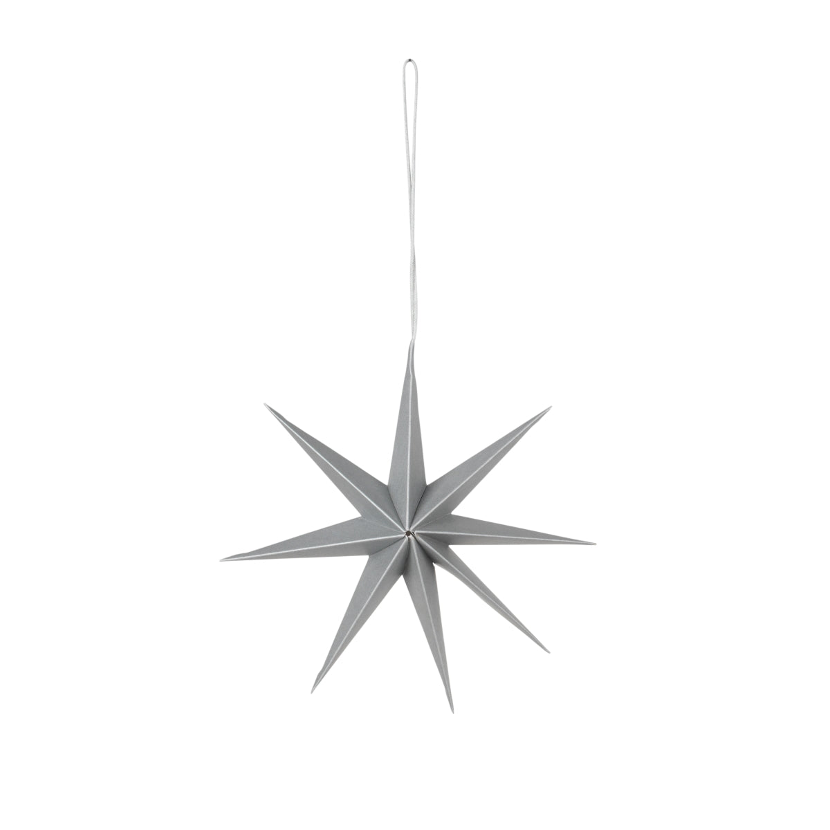 Broste Copenhagen STAR Papierhänger S silver 15 cm - Produktbild 1