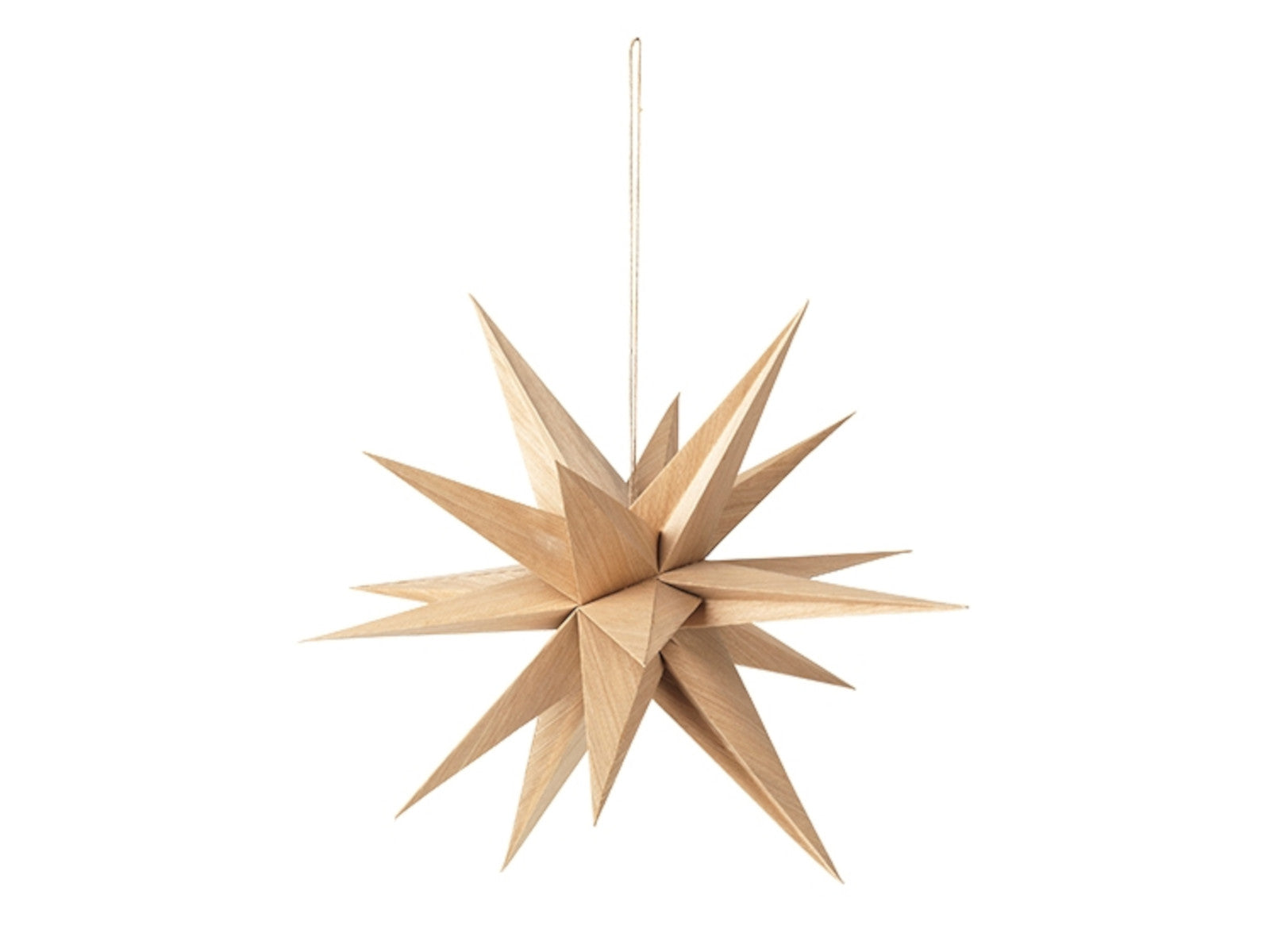 Broste Copenhagen VENUS Sternhänger Holz natural 55 cm
