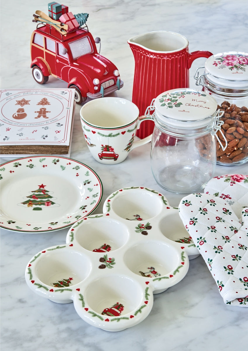 Greengate Scarlett Tischdecke white 150 x 150 cm - Produktbild 2
