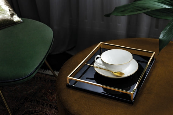 Villeroy & Boch Signature Anmut Gold Teetasse mit Untertasse 2tlg. - Produktbild 2
