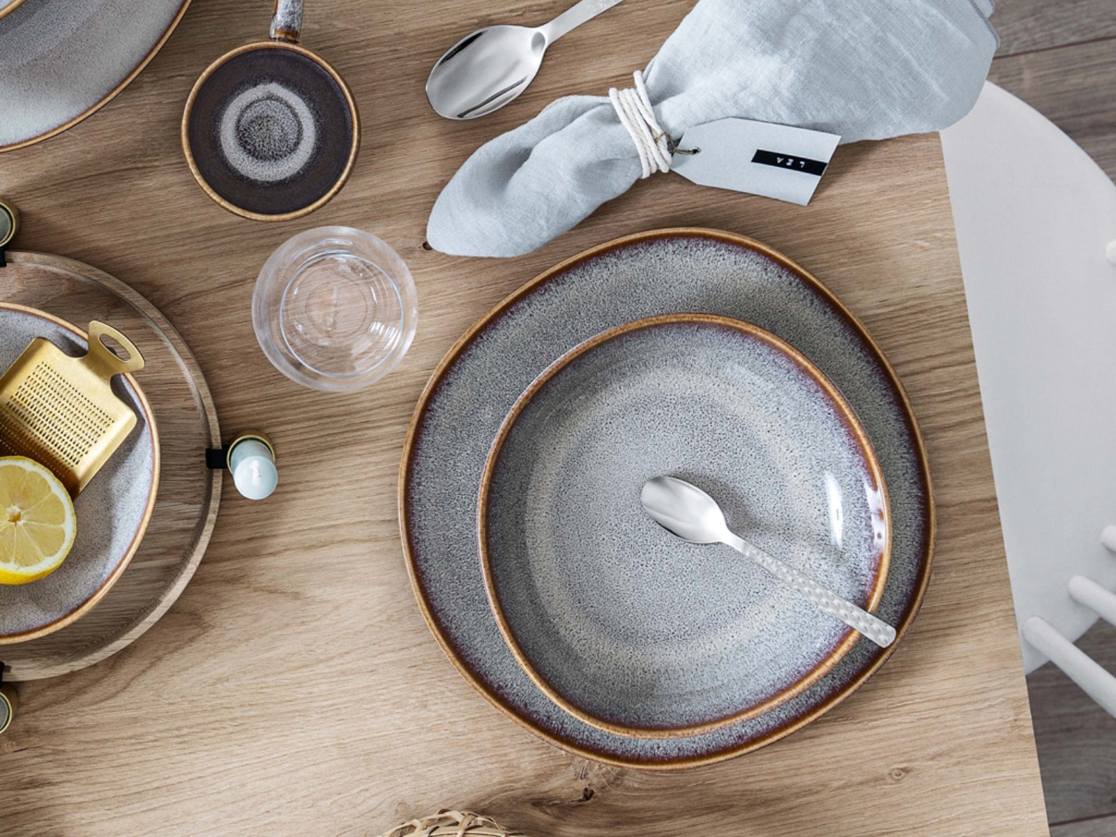 like. by Villeroy & Boch Lave beige Speiseteller 28 cm Set6 - Produktbild 2