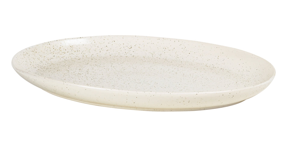 Broste Copenhagen NORDIC VANILLA Platte oval 35,5 cm - Produktbild 2