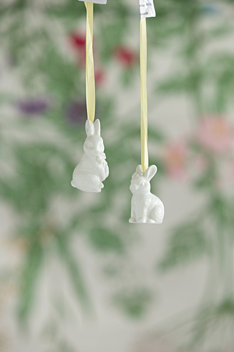 Hutschenreuther Osteranhänger Weiss Hase stehend - Produktbild 5