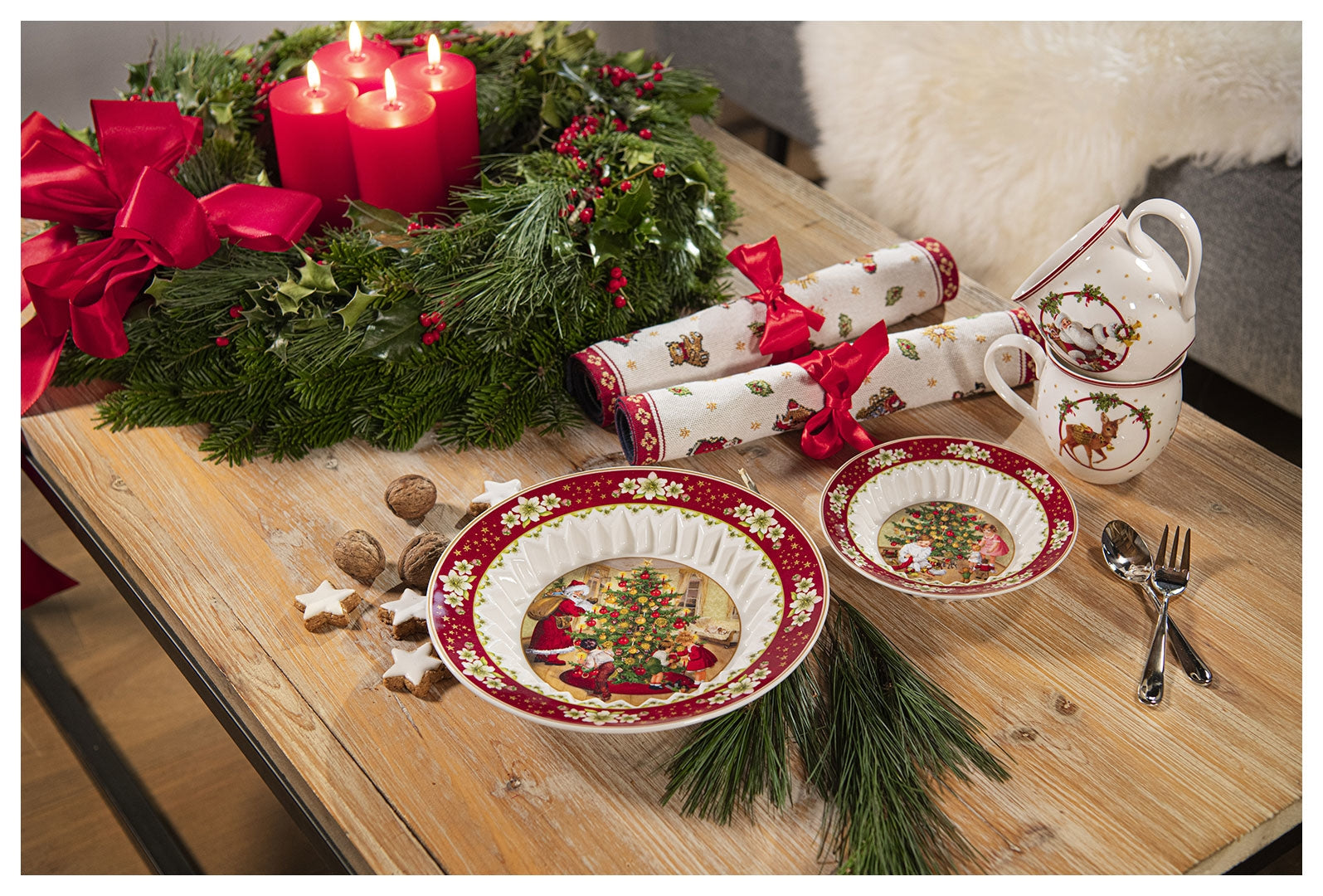 Villeroy & Boch Toy's Delight Becher mit Henkel Santa u. Reh 0,44l - Produktbild 3
