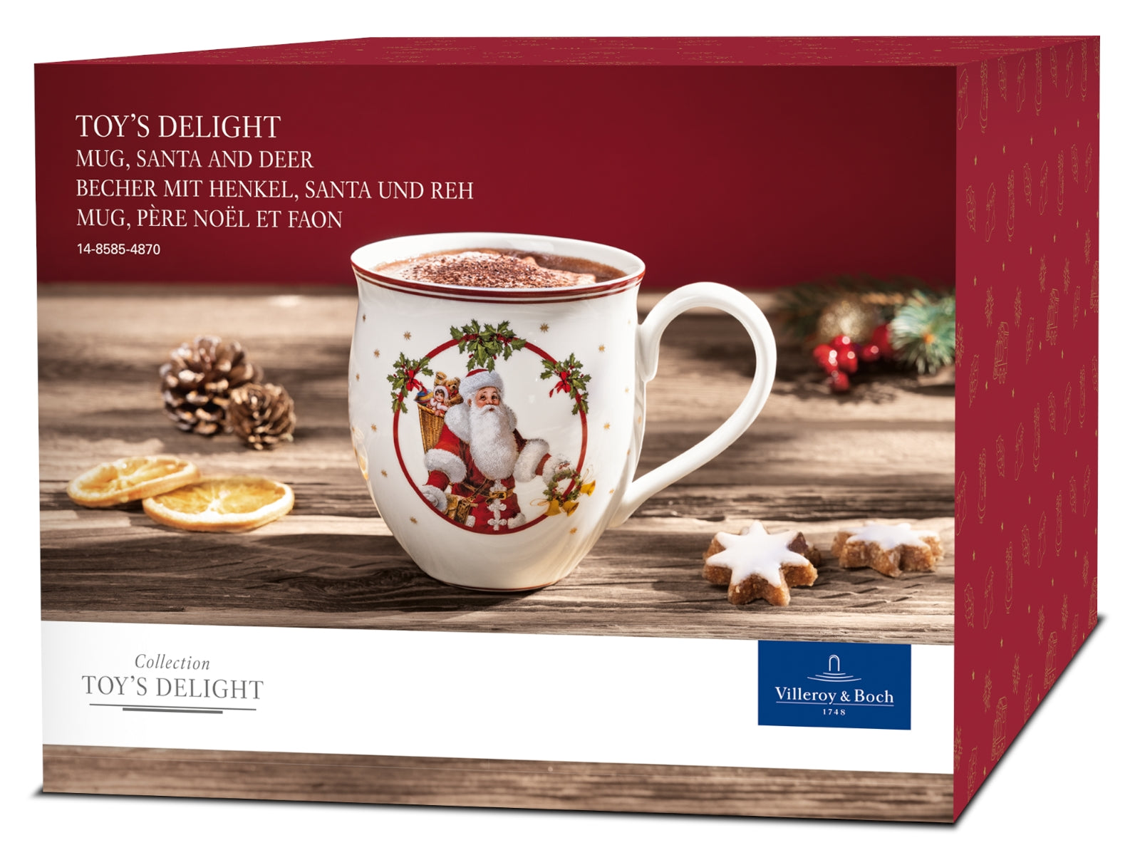 Villeroy & Boch Toy's Delight Becher mit Henkel Santa u. Reh 0,44l - Produktbild 5