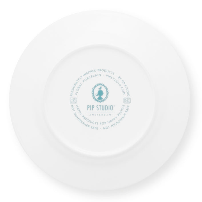 PIP STUDIO Flower Festival Frühstücksteller Light Blue 21 cm - Produktbild 3
