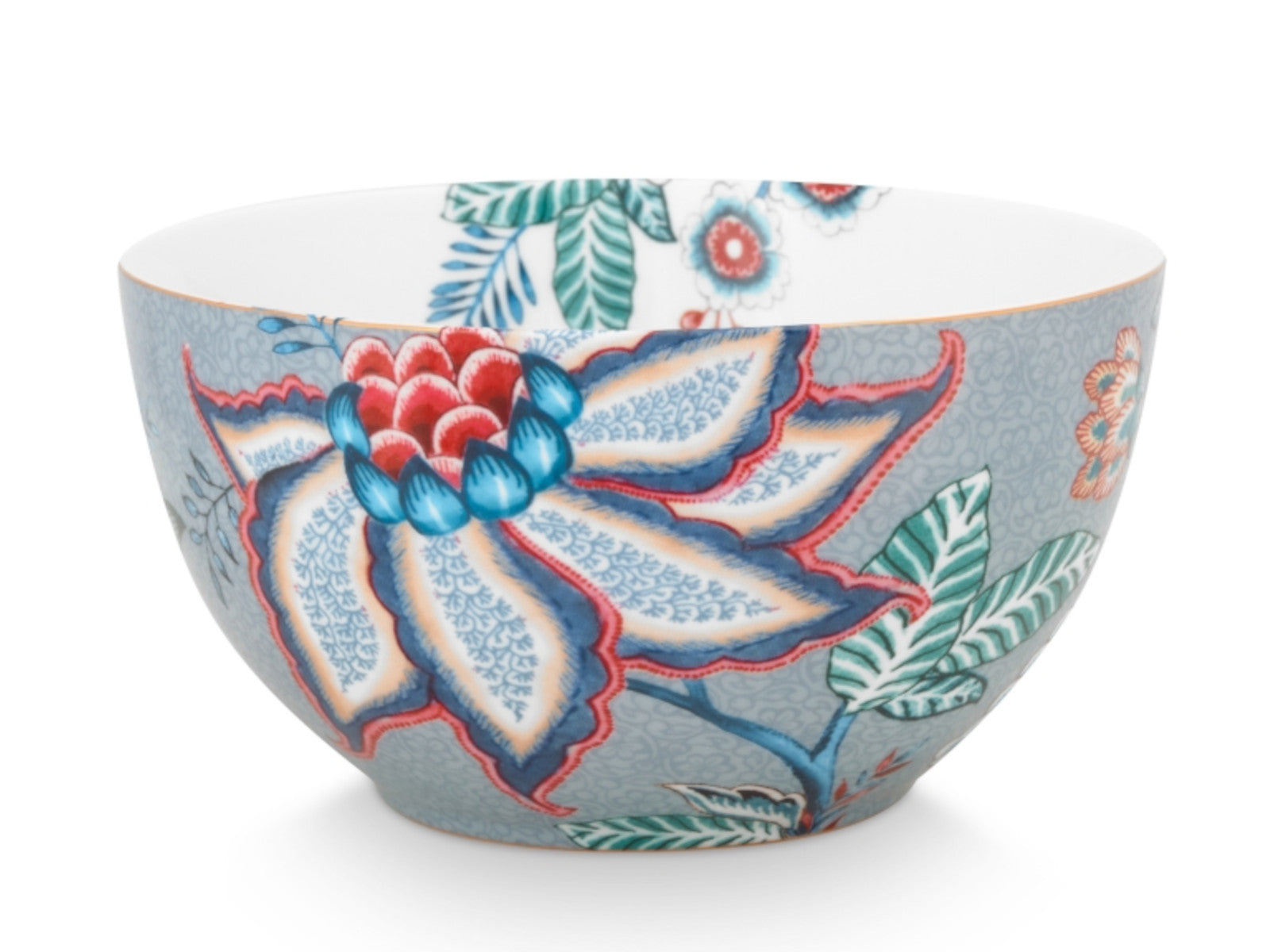 PIP STUDIO Flower Festival Bowl Light Blue 15 cm