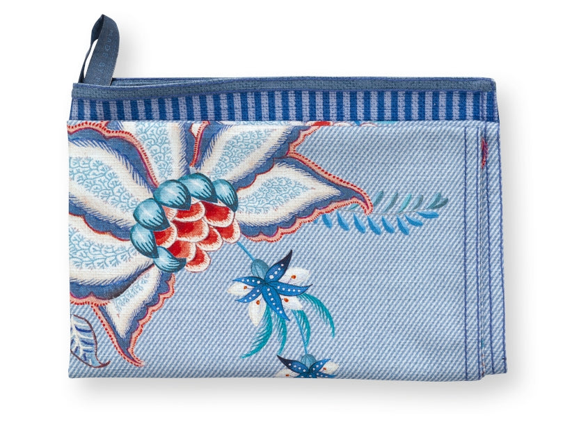 PIP STUDIO Flower Festival Geschirrtuch Blue 50 x 70 cm - Produktbild 3