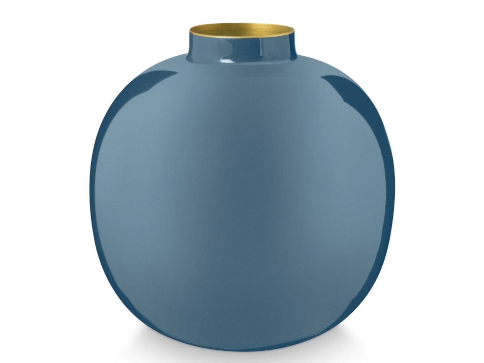 PIP STUDIO Vase Metal Light Blue 23 cm