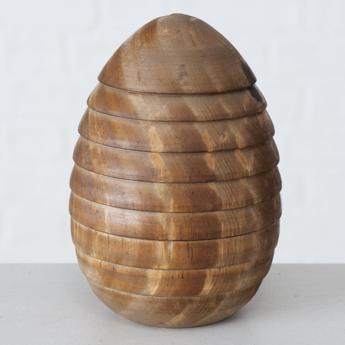 Boltze Abiola Deko-Ei Kiefer 12 cm sort. (1 Stück) - Produktbild 4