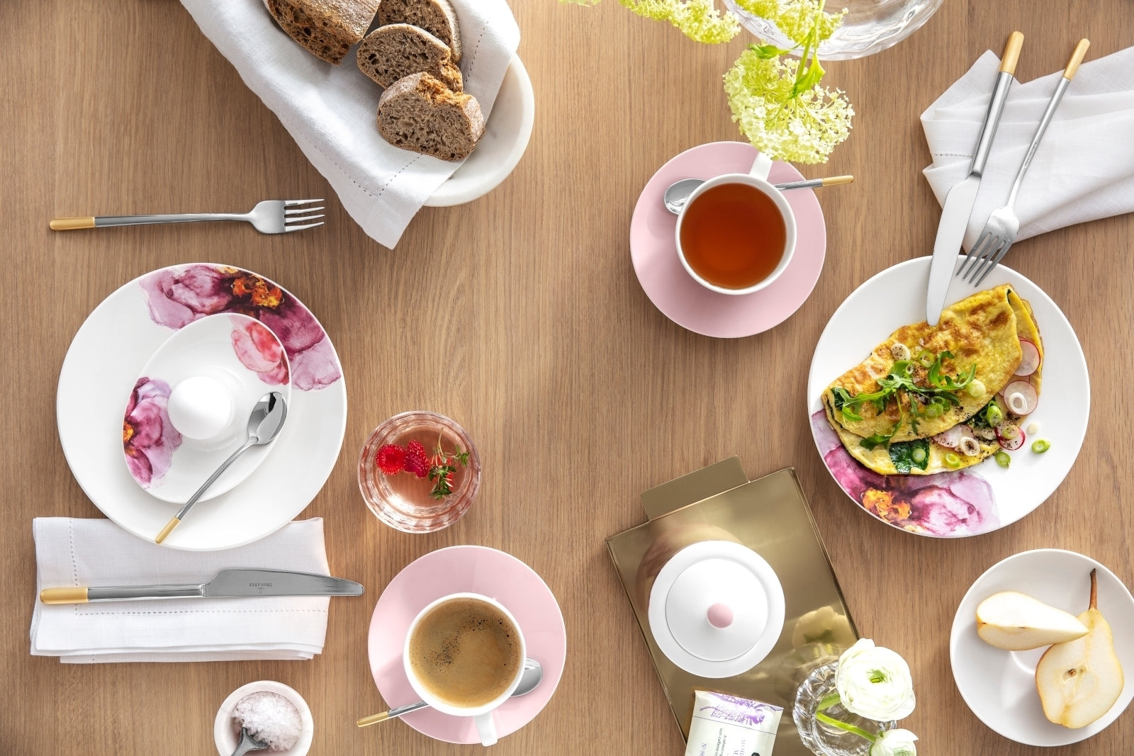 Villeroy & Boch Rose Garden Kaffeeuntertasse weiß 14 cm - Produktbild 3