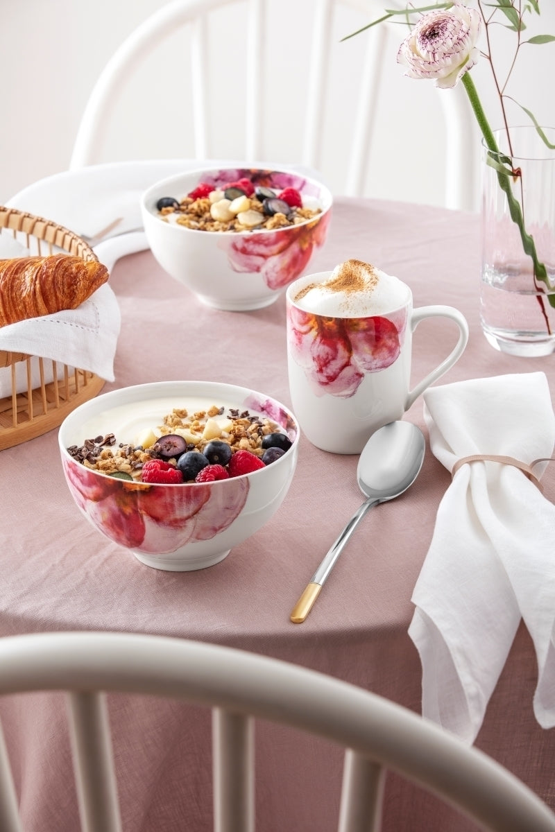 Villeroy & Boch Rose Garden Kaffeeuntertasse weiß 14 cm - Produktbild 4
