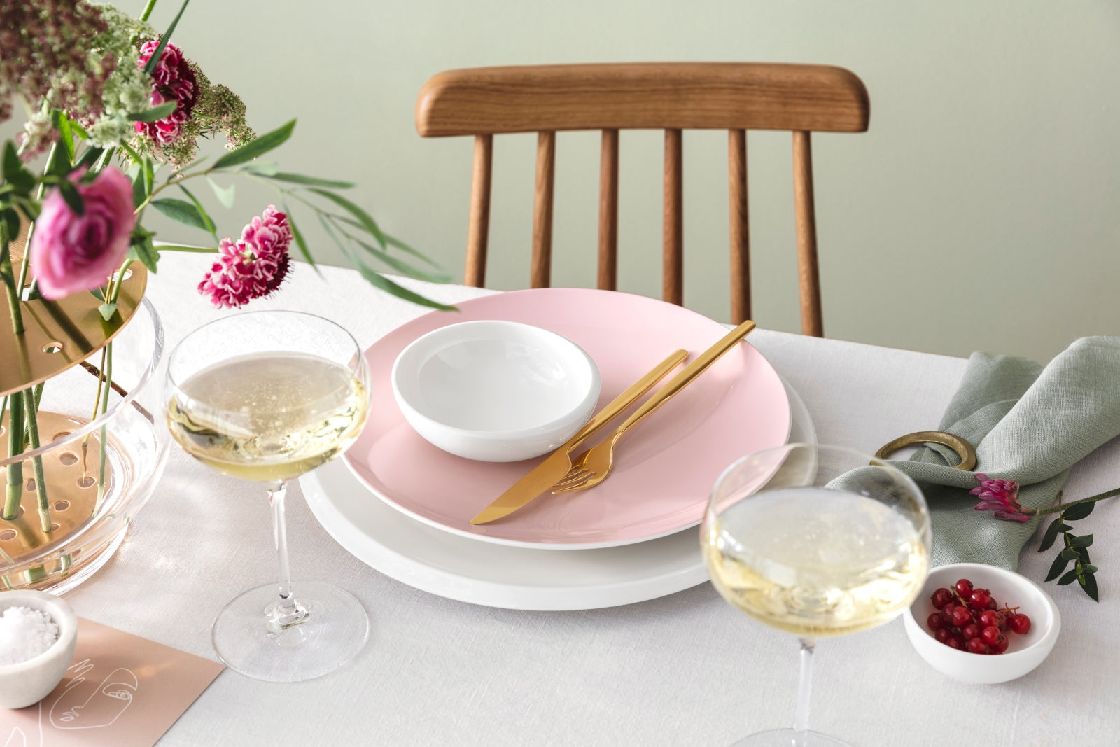 Villeroy & Boch Rose Garden Speiseteller Coupe rosa 28,5 cm - Produktbild 2
