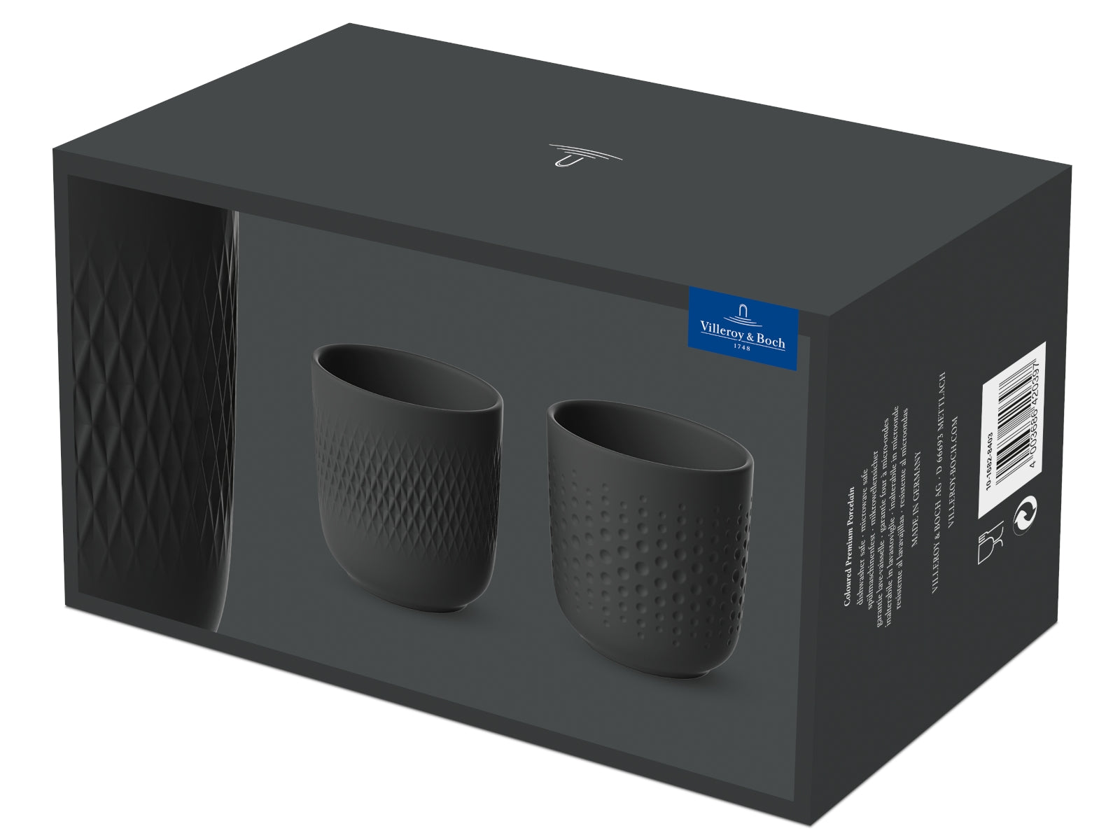 Villeroy & Boch Manufacture Collier noir Becher Set 2tlg. - Produktbild 6