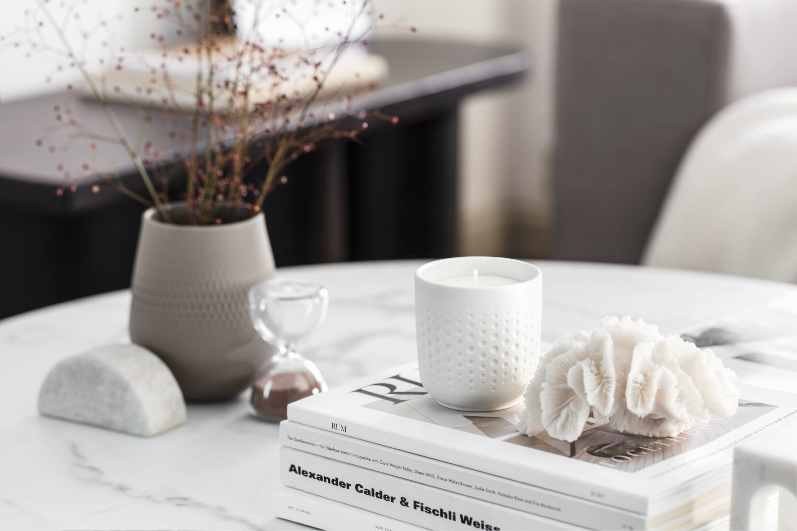 Villeroy & Boch Manufacture Collier blanc Duftkerze Perle Sparkle - Produktbild 3