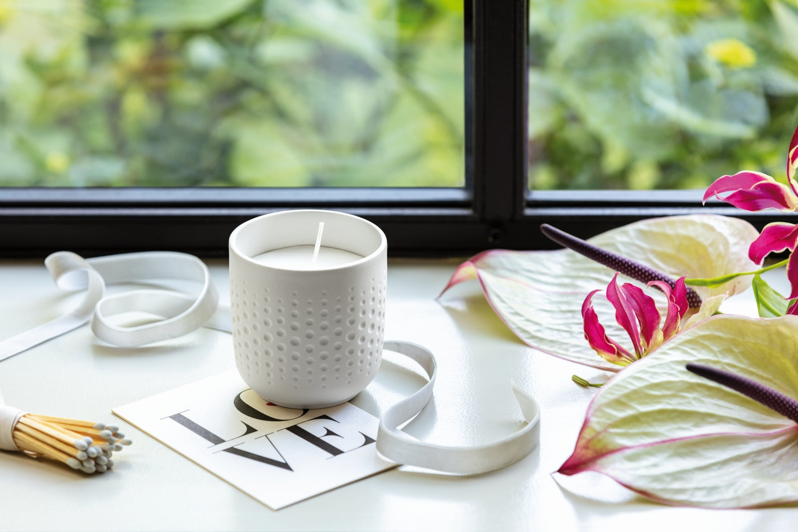 Villeroy & Boch Manufacture Collier blanc Duftkerze Perle Sparkle - Produktbild 4