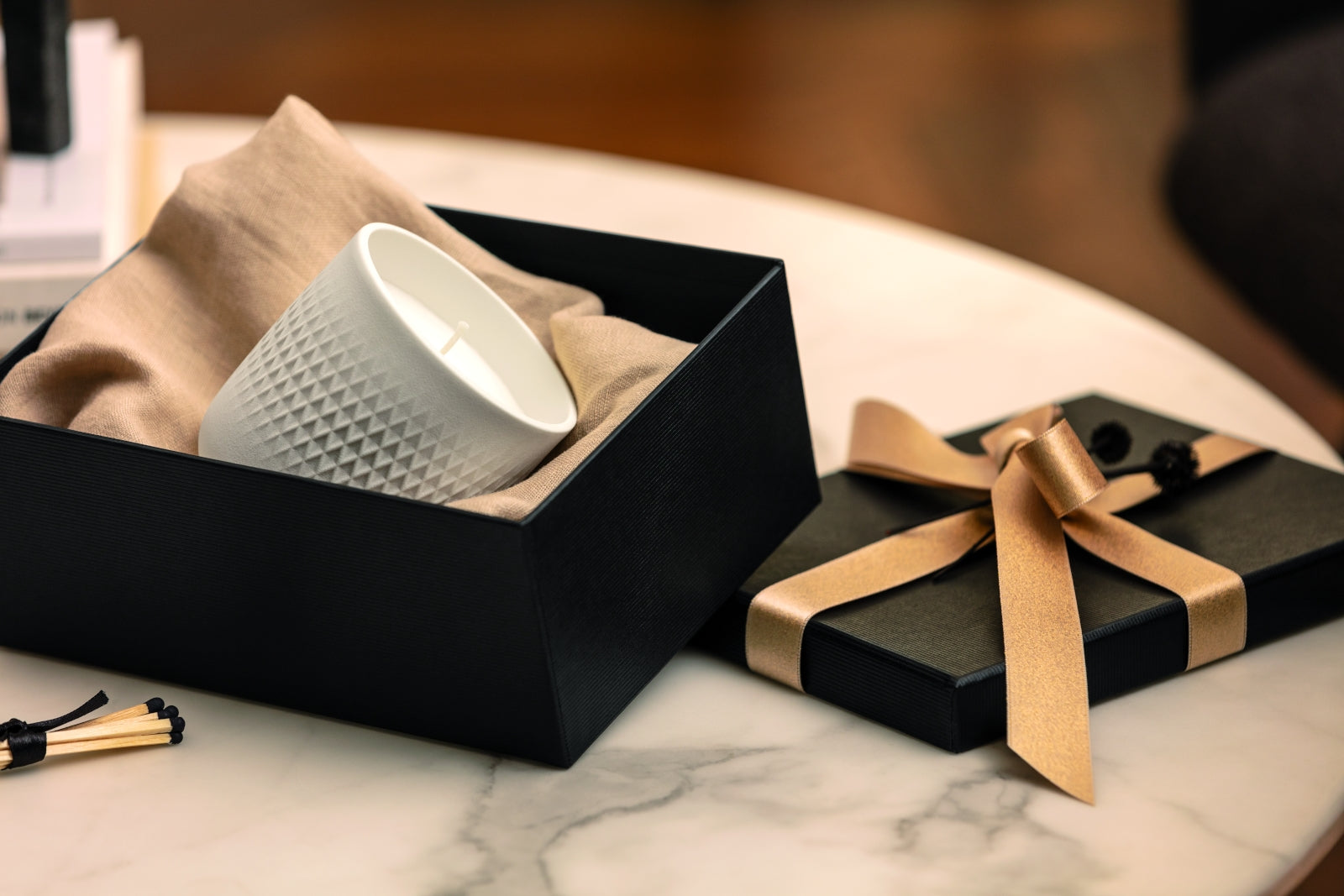 Villeroy & Boch Manufacture Collier blanc Duftkerze Carre Mystery - Produktbild 4