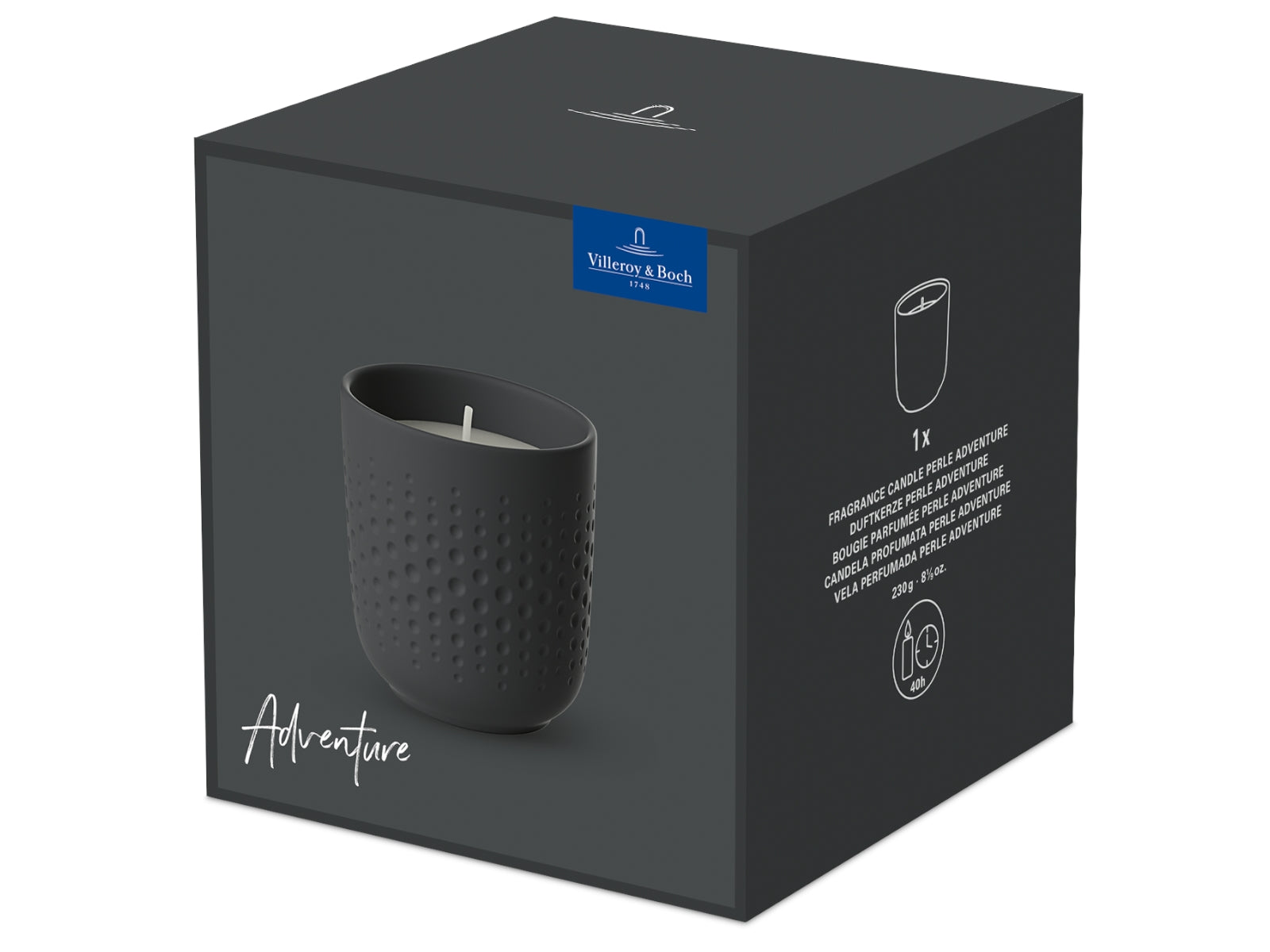 Villeroy & Boch Manufacture Collier noir Duftkerze Perle Adventure - Produktbild 4