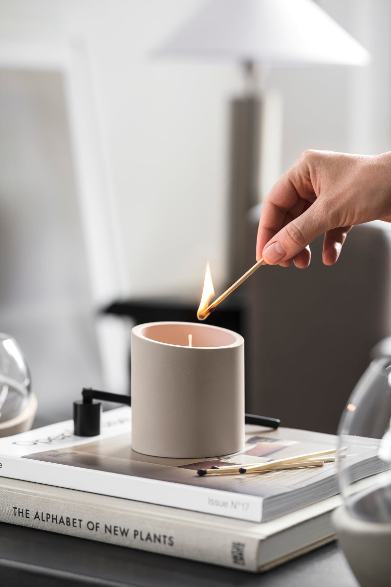 Villeroy & Boch New Moon Home Duftkerze beige Energy 9 cm - Produktbild 2