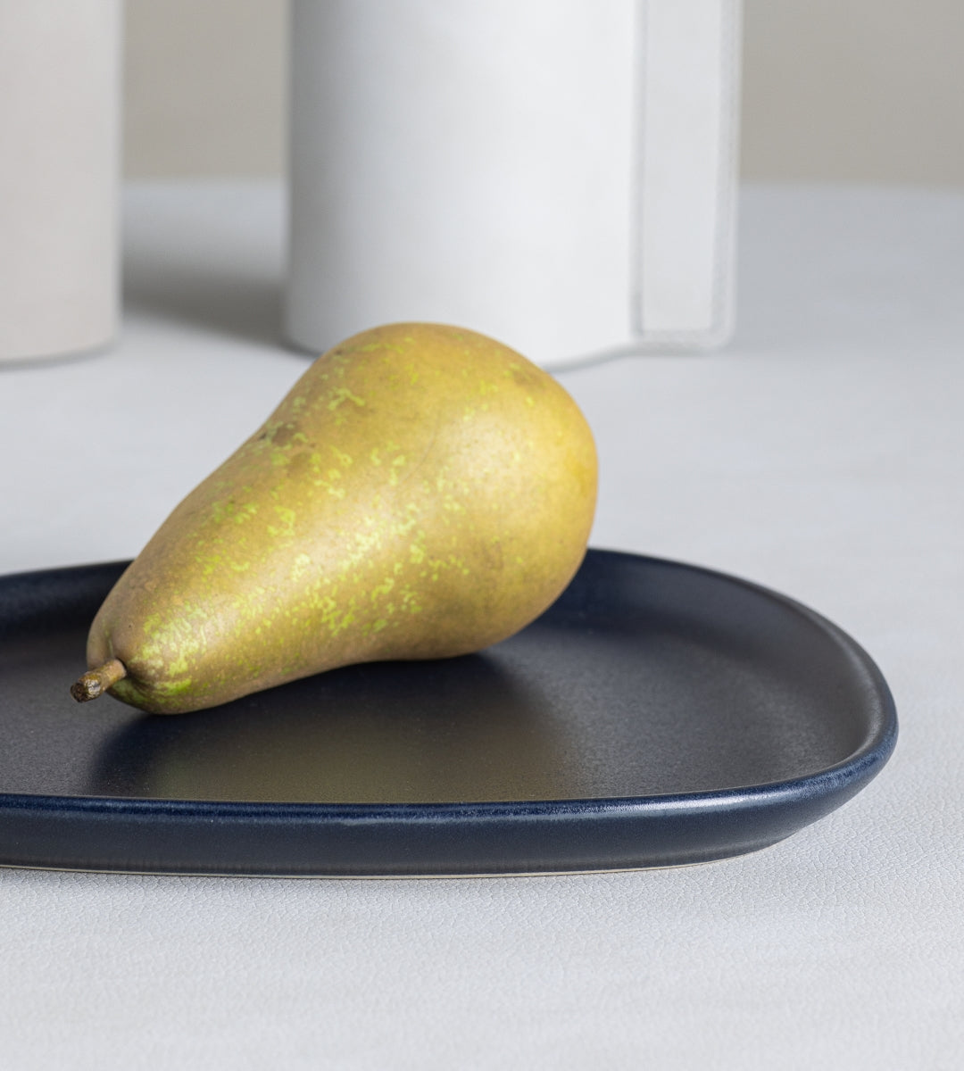 LIND DNA Curve Stoneware Frühstücksteller navy blue - Produktbild 6