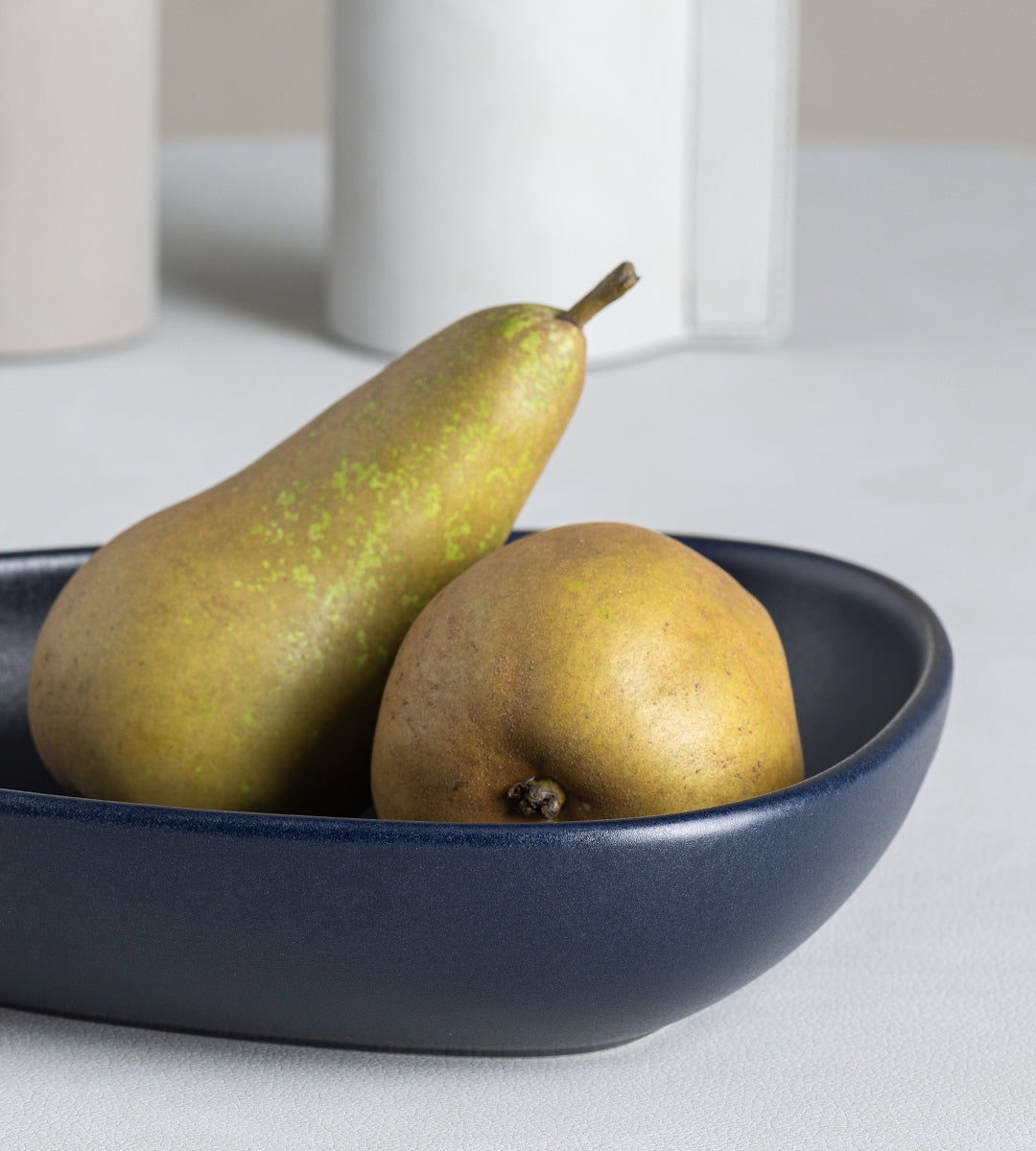 LIND DNA Curve Stoneware Suppenteller navy blue - Produktbild 2