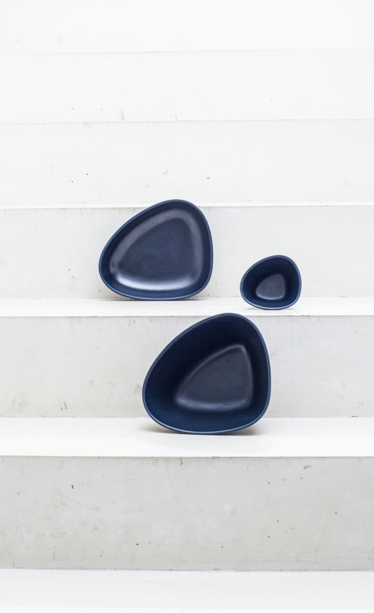 LIND DNA Curve Stoneware Suppenteller navy blue - Produktbild 7