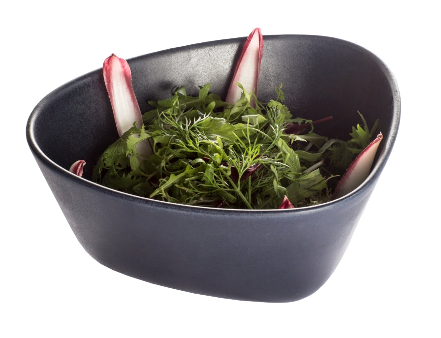 LIND DNA Curve Stoneware Bowl M navy blue - Produktbild 6