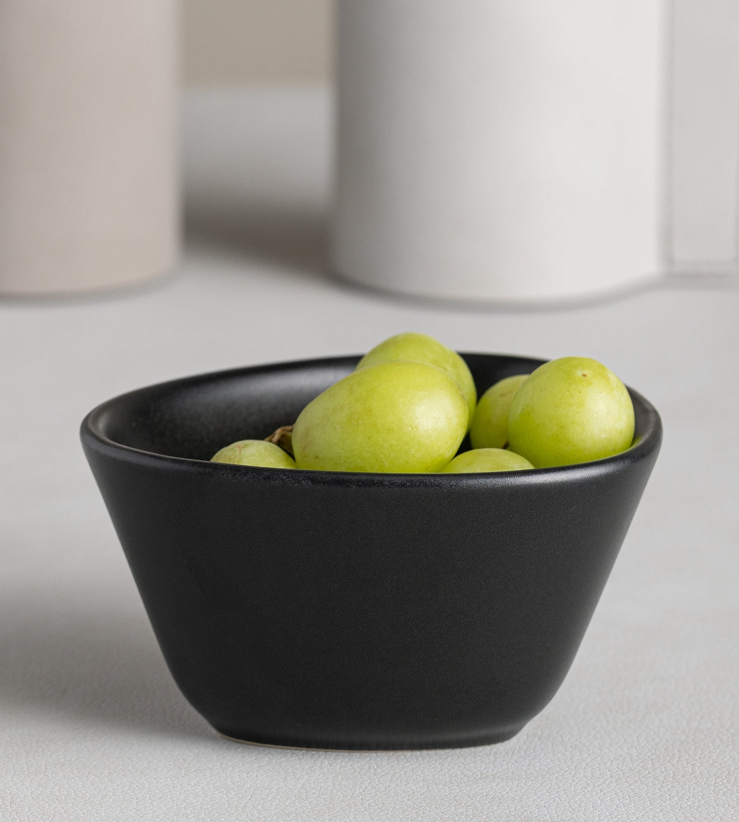 LIND DNA Curve Stoneware Bowl S black - Produktbild 3
