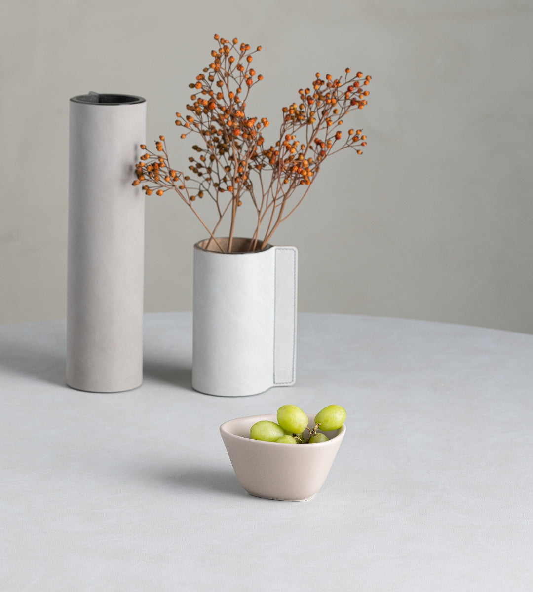 LIND DNA Curve Stoneware Bowl S sand - Produktbild 5