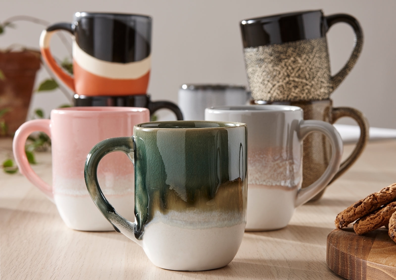 ladelle CAFE Becher mit Henkel schattiert grau 0,3 l - Produktbild 2