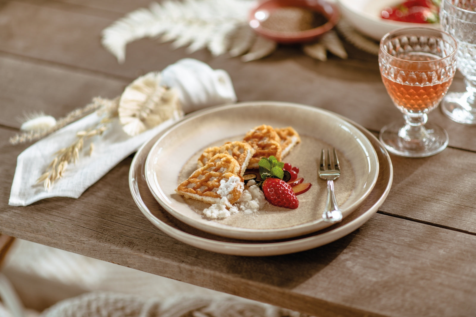 like. by Villeroy & Boch Perlemor Sand Frühstücksteller 24 cm - Produktbild 4