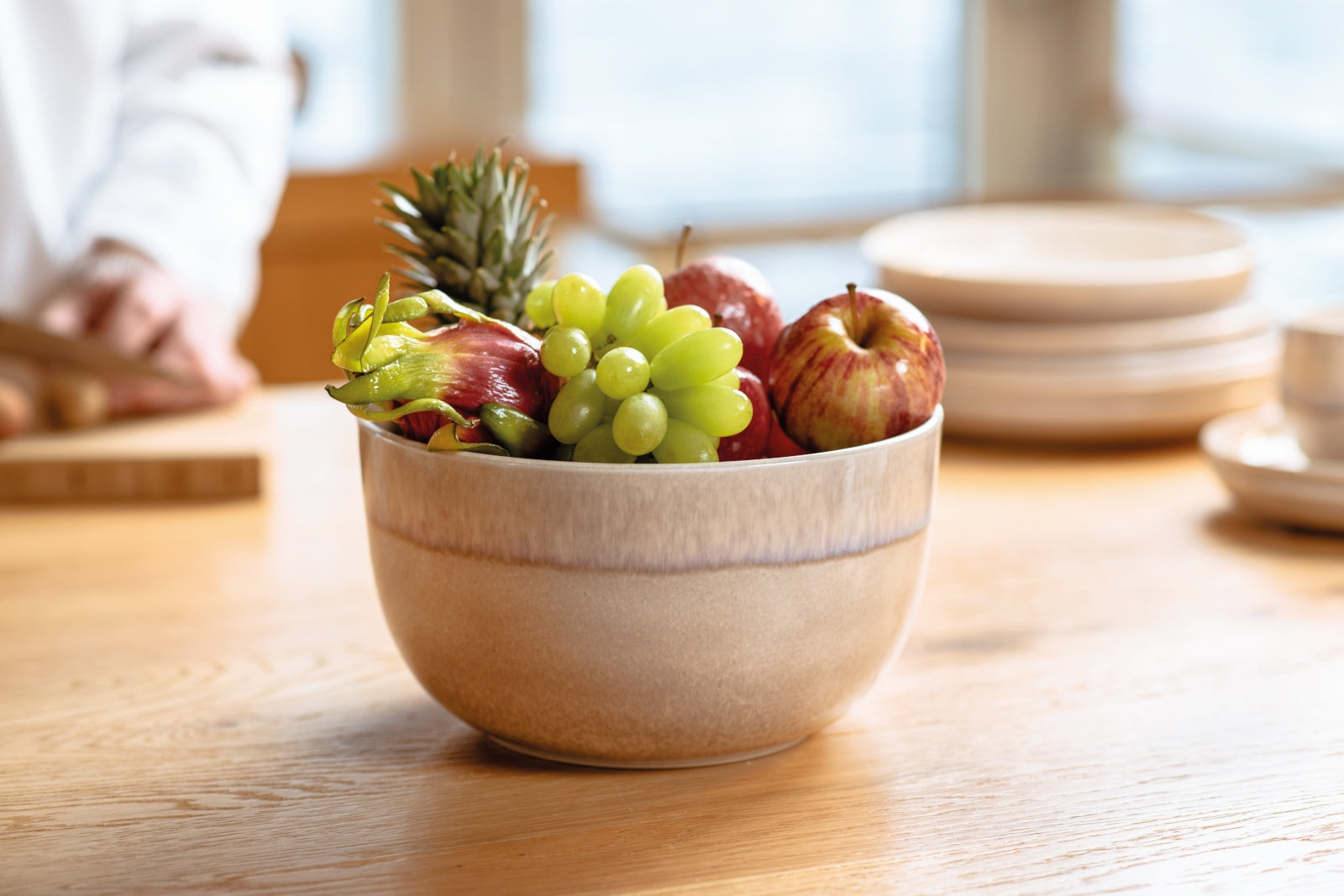 like. by Villeroy & Boch Perlemor Sand Servierschüssel 22 cm - Produktbild 4