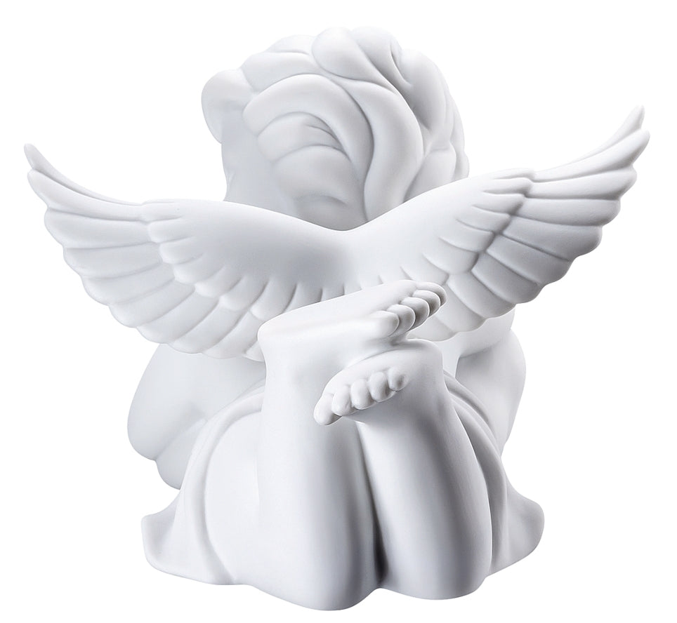 Rosenthal Engel träumend gross weiss matt 14 cm - Produktbild 3