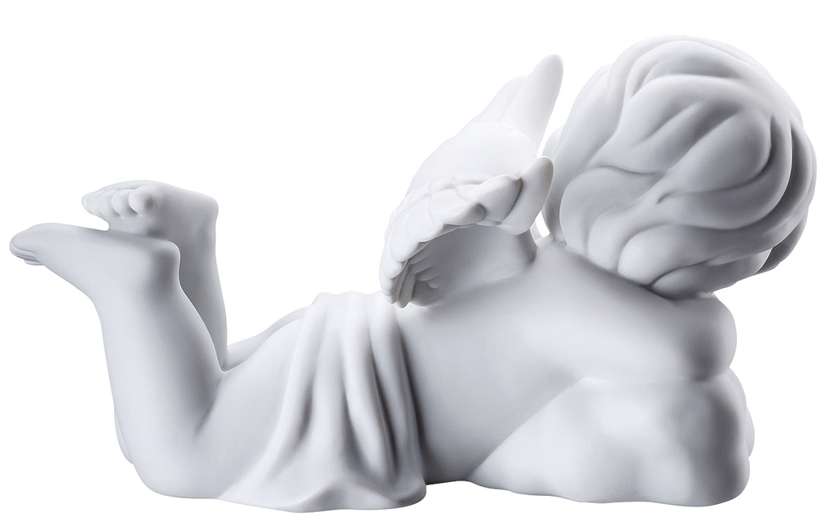 Rosenthal Engel träumend gross weiss matt 14 cm - Produktbild 4