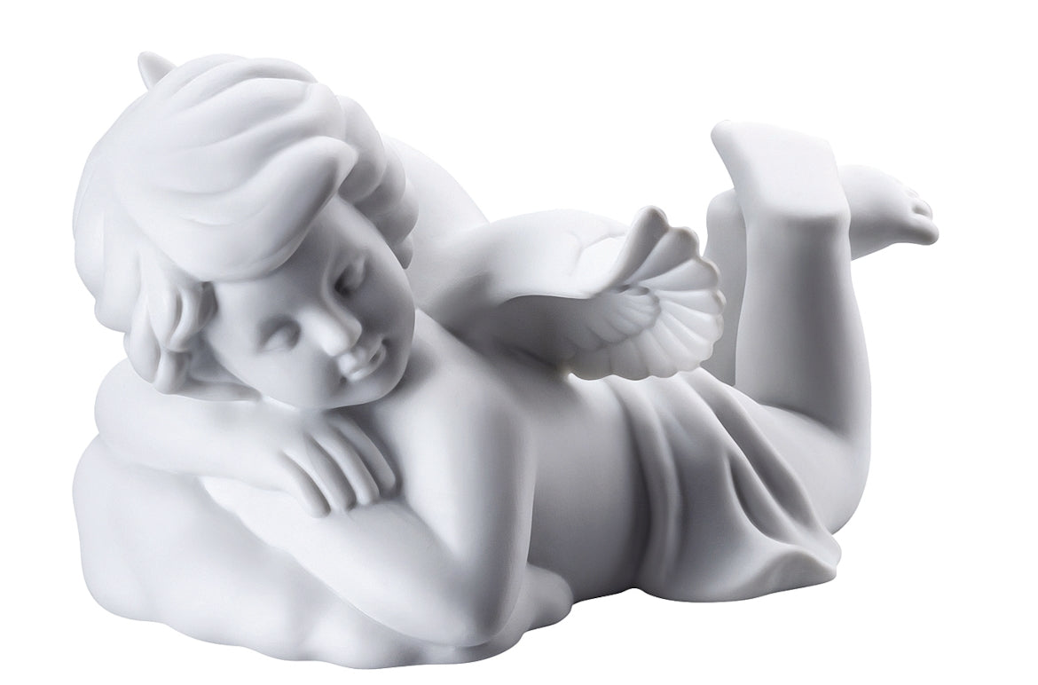 Rosenthal Engel träumend gross weiss matt 14 cm - Produktbild 6