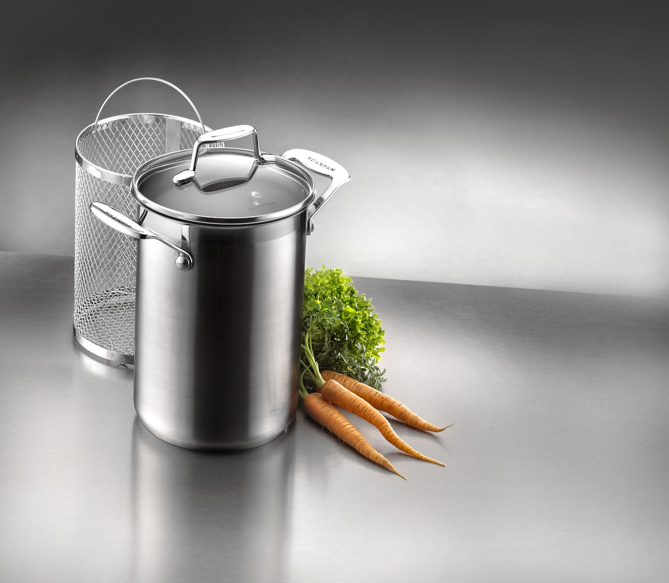 SCANPAN IMPACT Spargel-/Maistopf mit Deckel 4,5 l - Produktbild 5