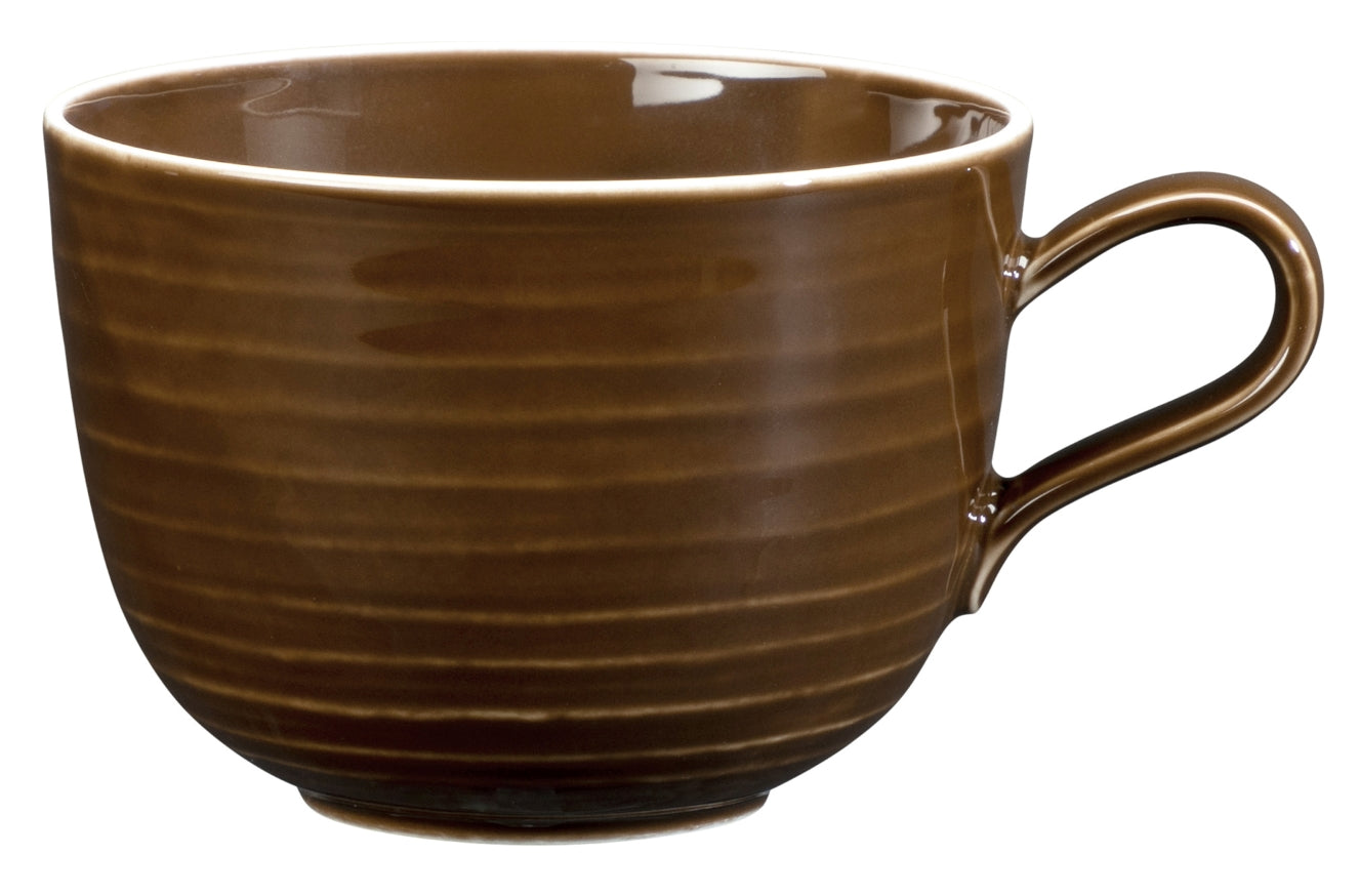 Seltmann Weiden Terra Erdbraun uni Milchkaffeeobertasse 0,38 l - Produktbild 2