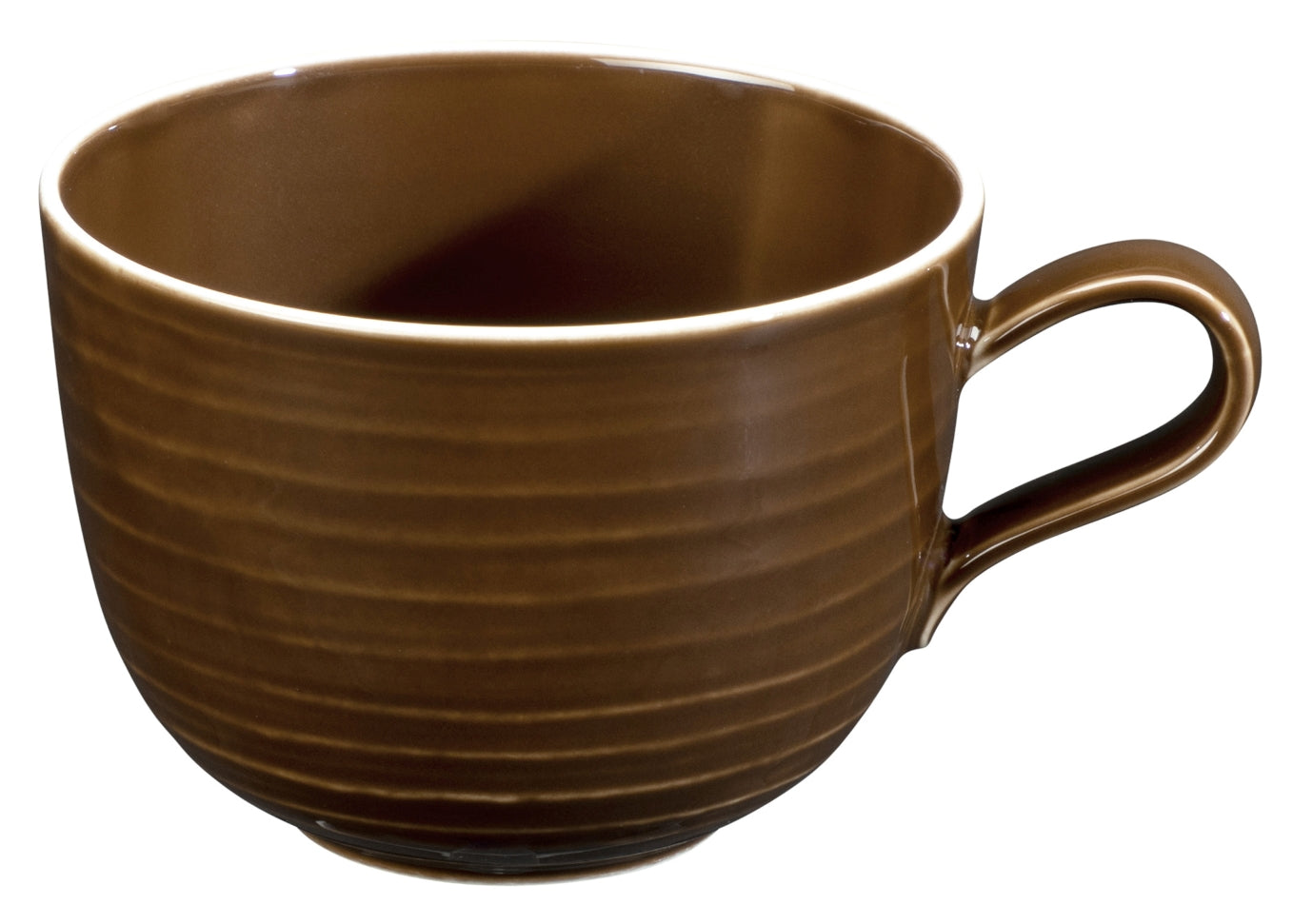 Seltmann Weiden Terra Erdbraun uni Milchkaffeeobertasse 0,38 l - Produktbild 3