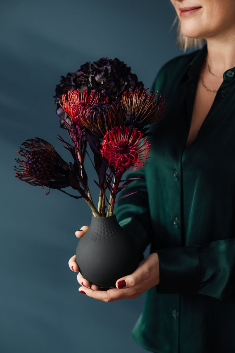 Villeroy & Boch Manufacture Collier noir Vase No.3 Perle klein - Produktbild 2