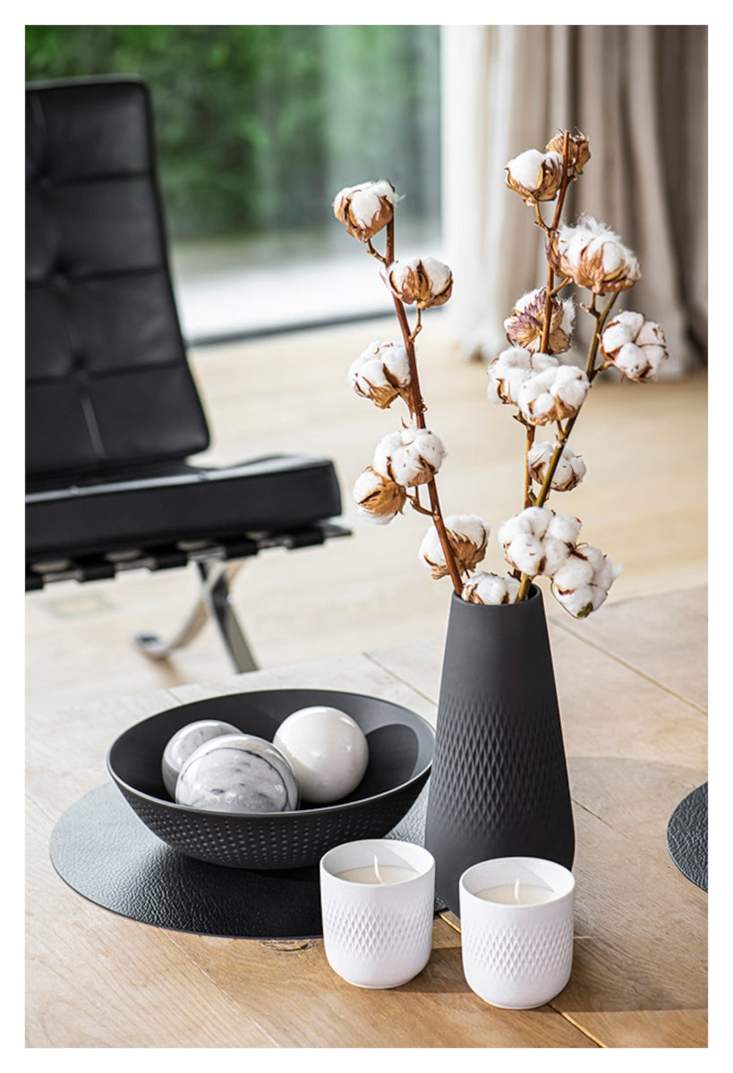 Villeroy & Boch Manufacture Collier noir Vase No.3 Carré hoch - Produktbild 3