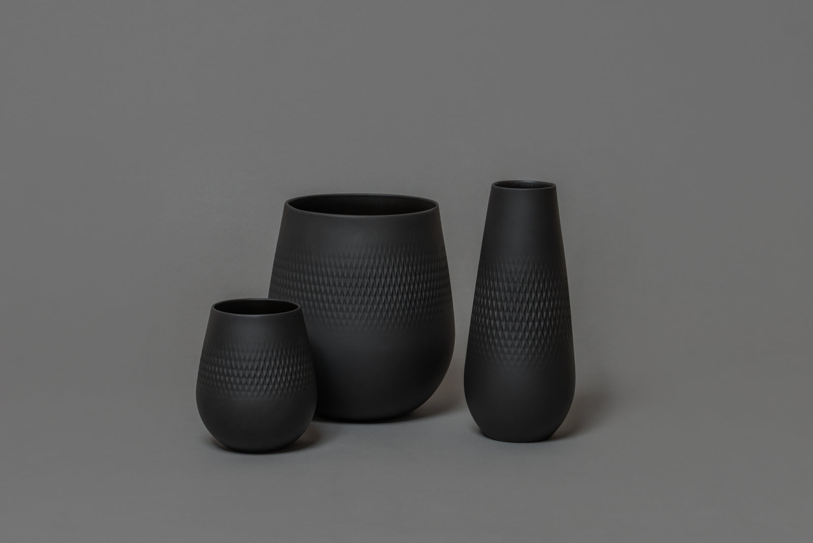 Villeroy & Boch Manufacture Collier noir Vase No.3 Carré hoch - Produktbild 4