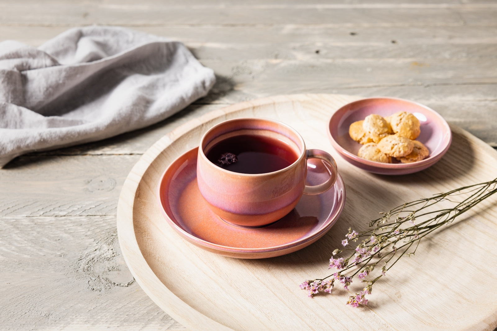 like. by Villeroy & Boch Perlemor Coral Kaffeeuntertasse 16 cm Set6 - Produktbild 4