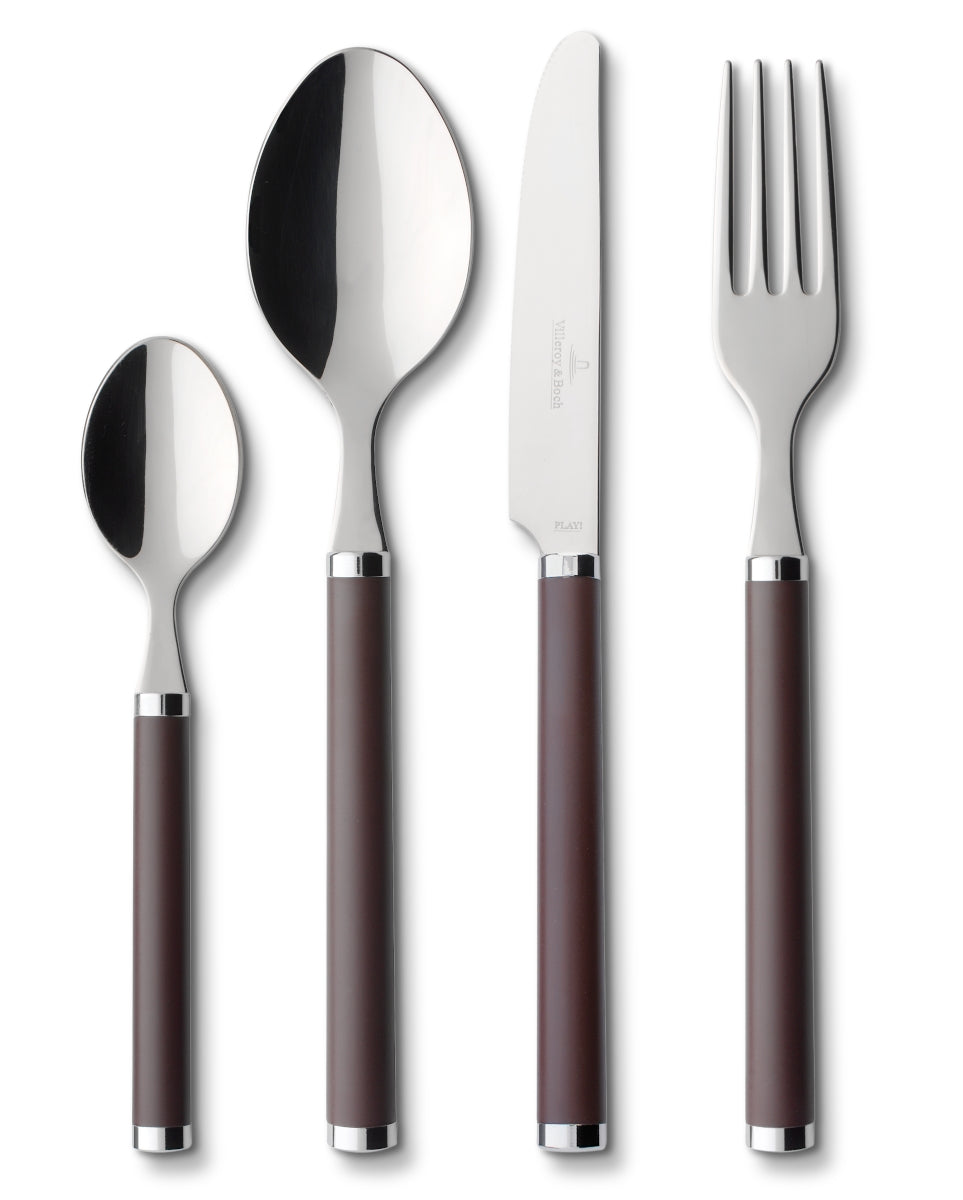 Villeroy & Boch Play! chocolate brown Tafelbesteck 24tlg. - Produktbild 1