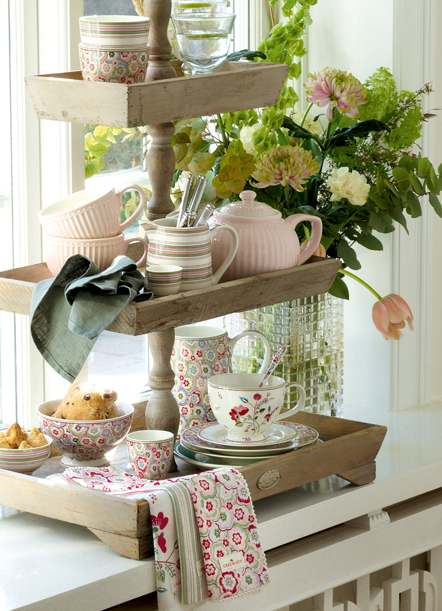 Greengate Leise Stoffserviette white 40 x 40 cm - Produktbild 3
