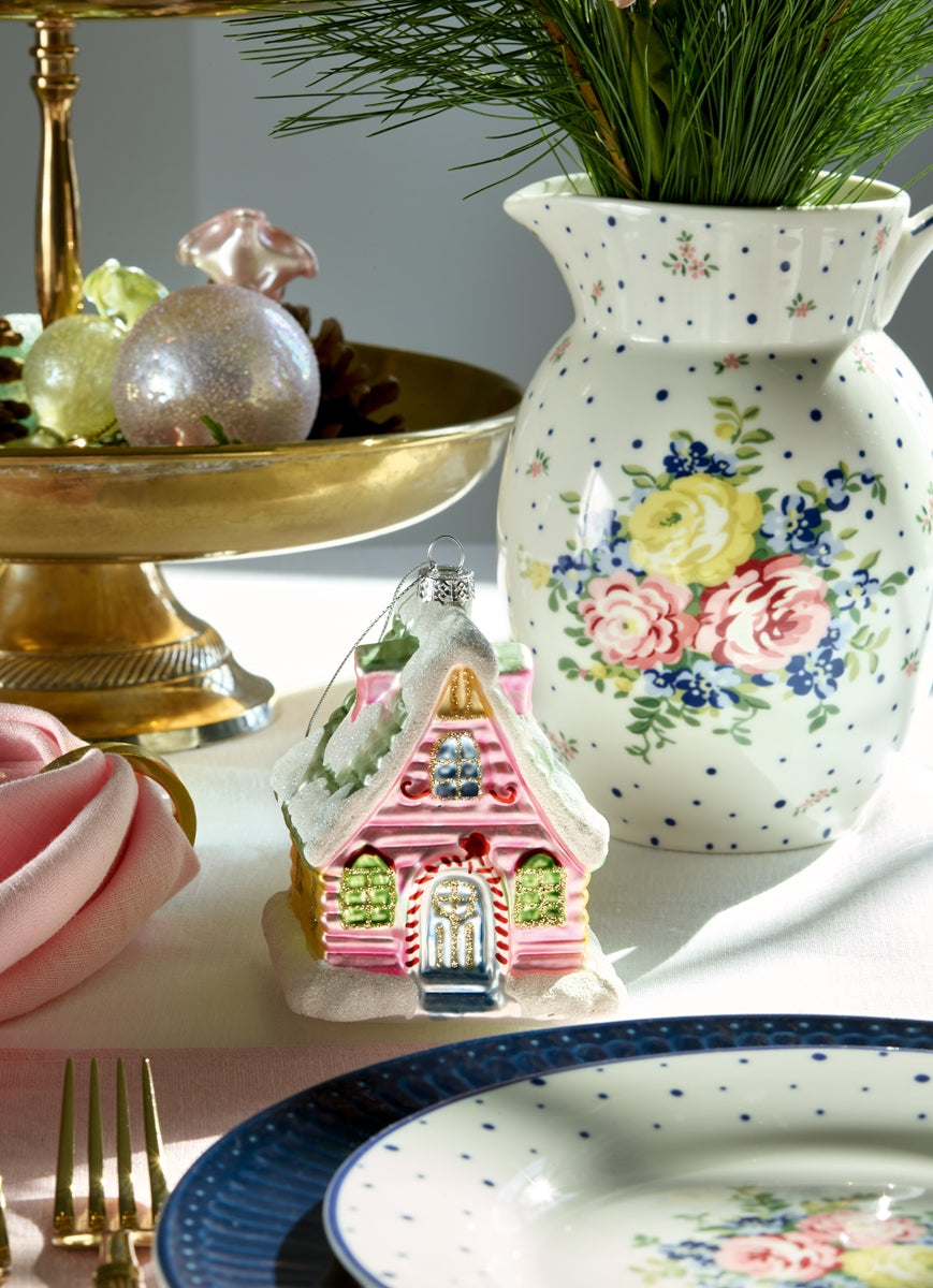 Greengate Laura Tischdecke pale pink 100 x 100 cm - Produktbild 3
