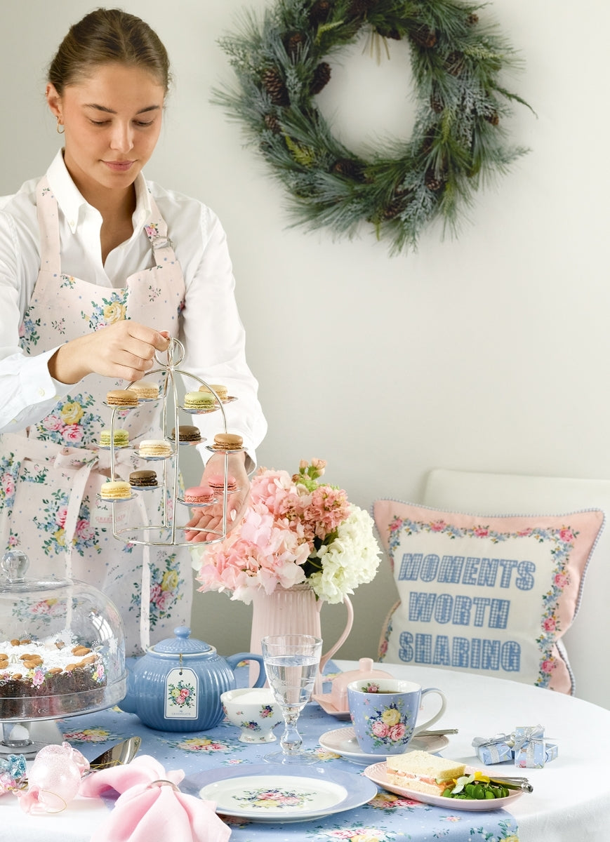 Greengate Laura homes Wasserglas dusty blue 0,3 l - Produktbild 2